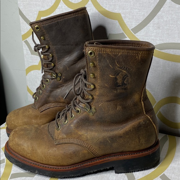 Chippewa Vintage Crazy Horse 29422 Boots Vibram New Tread